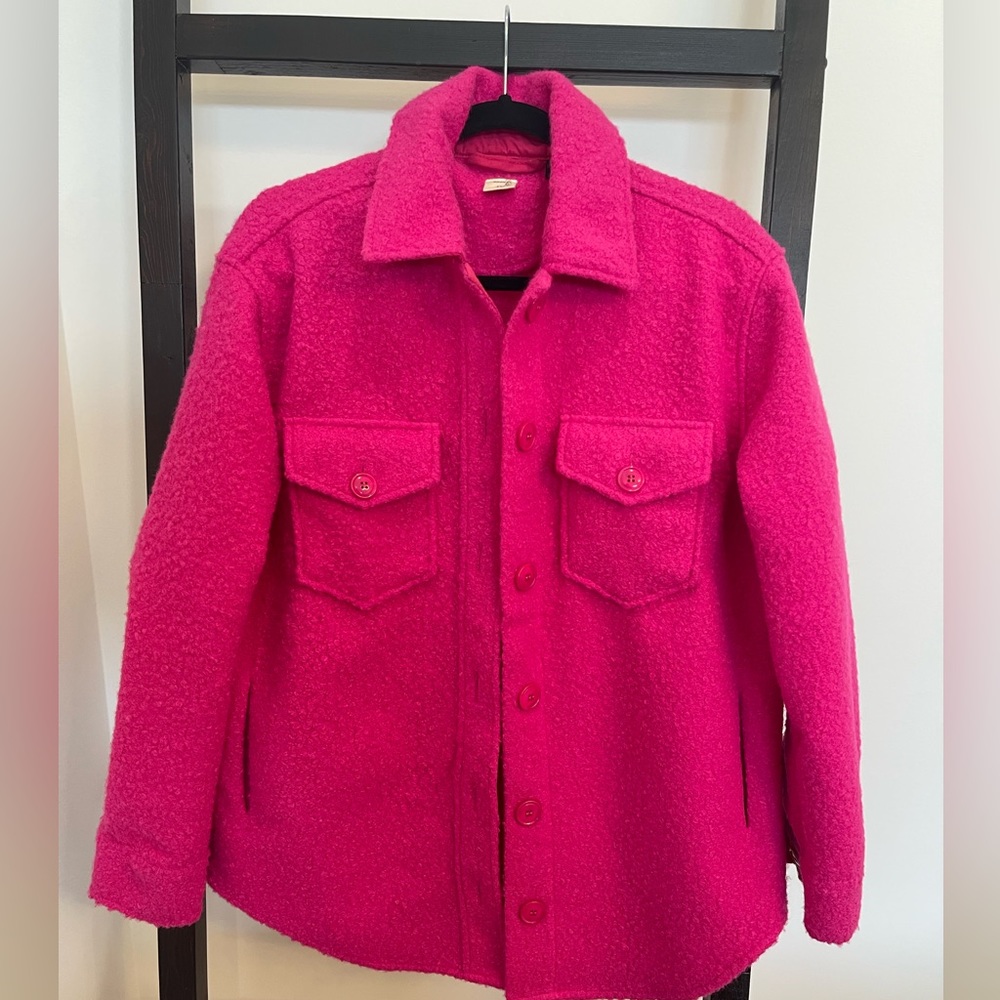 Oak & Ivy Pink Shacket